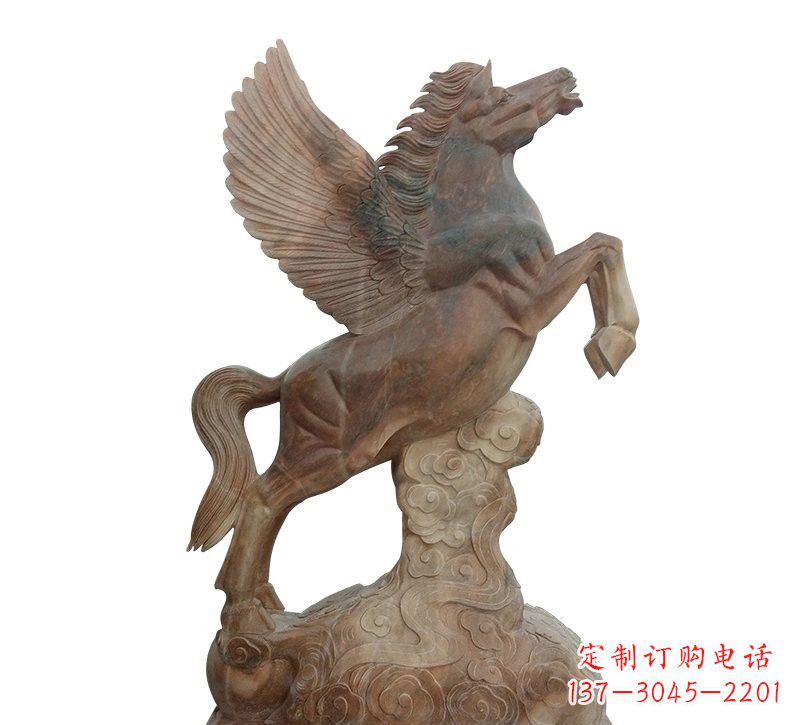 上海石雕祥云飞马