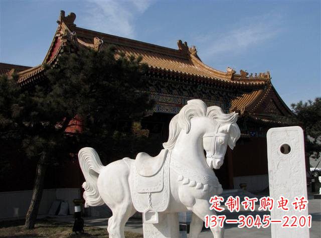 上海石雕小马