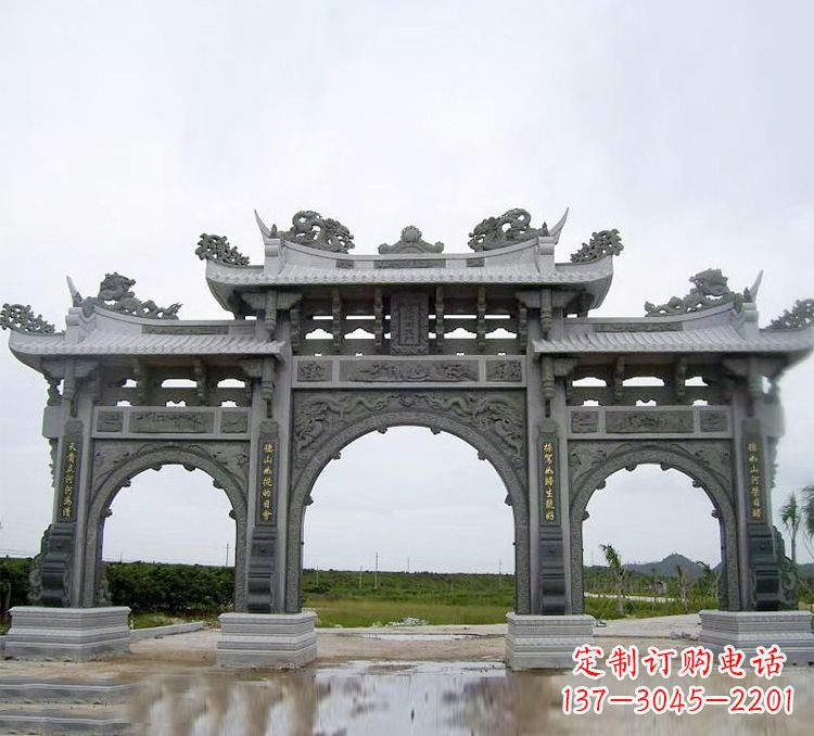上海石牌坊 楼