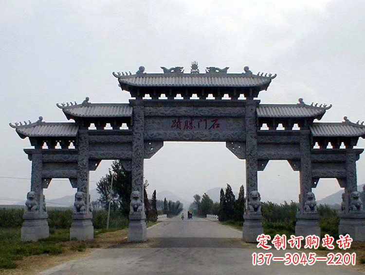 上海石牌坊 斗楼