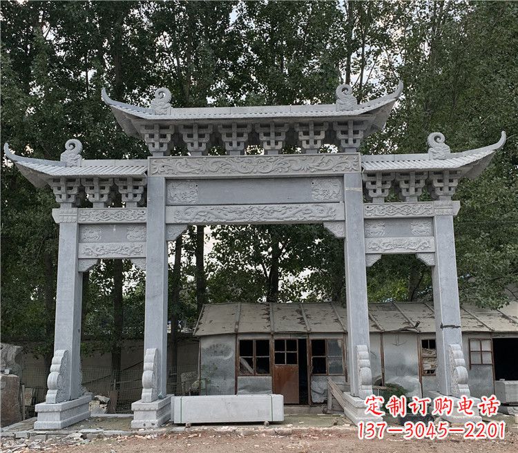 上海石牌坊石雕牌坊