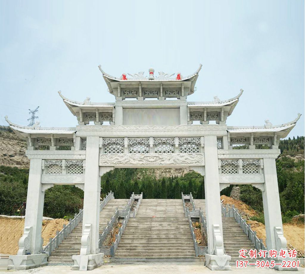 上海石牌坊图片