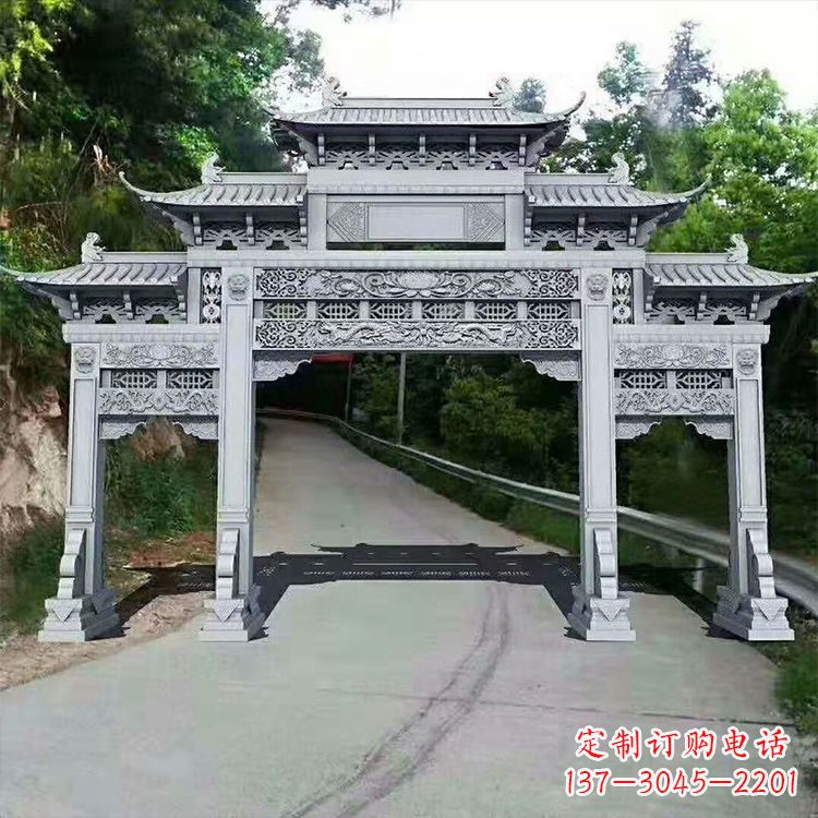 上海石牌楼青石牌坊