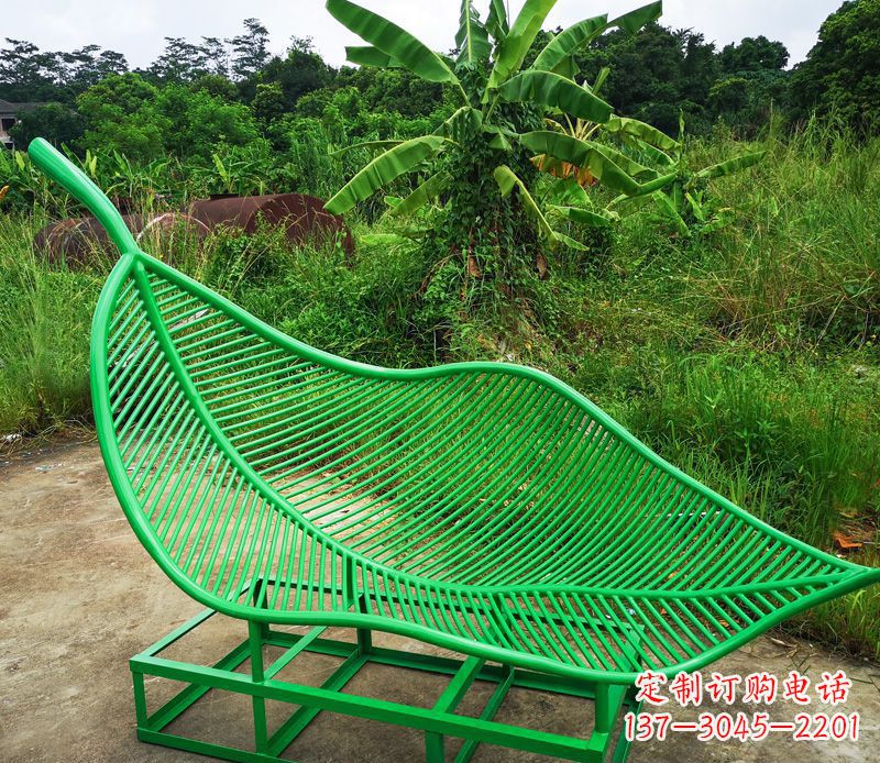 上海树叶不锈钢景观雕塑