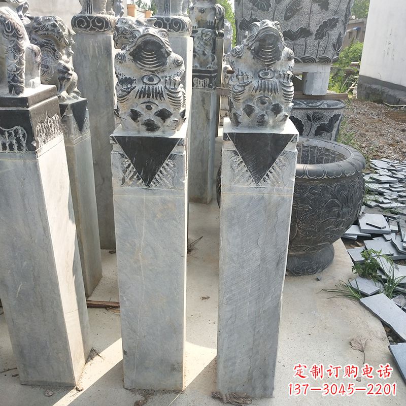 上海拴马桩石雕