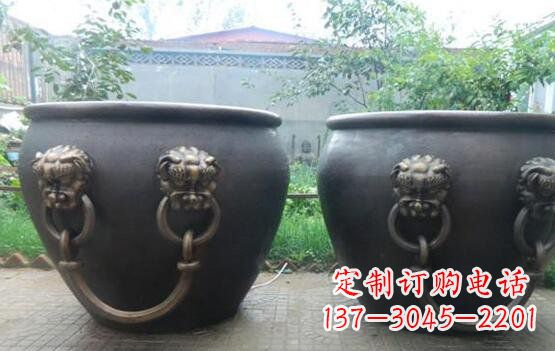 上海水缸寺庙景观铜雕