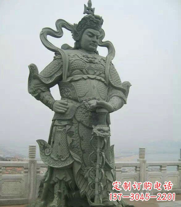 上海寺庙韦陀菩萨石雕