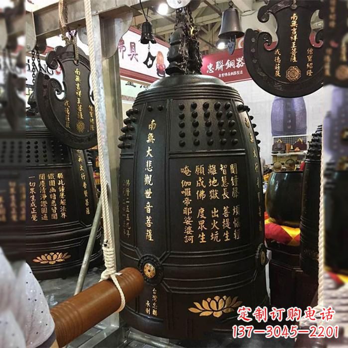 上海寺院挂钟铜雕塑