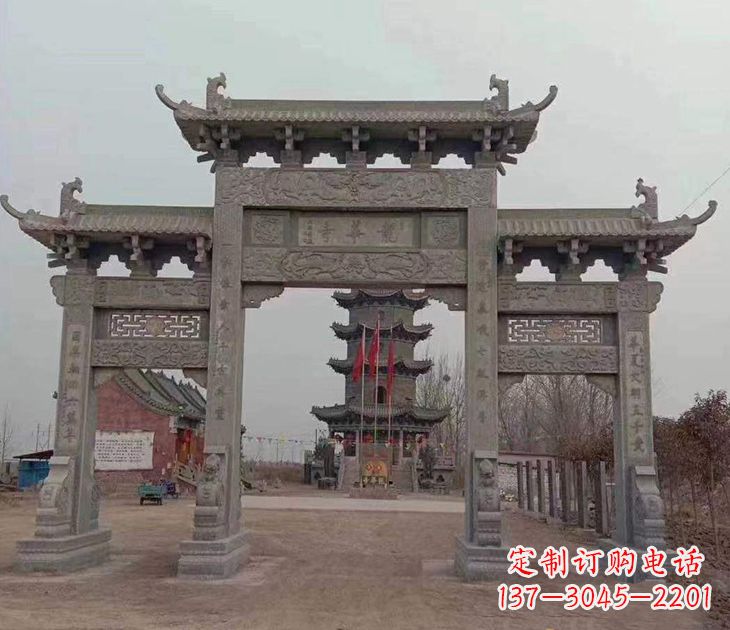 上海寺院石牌坊
