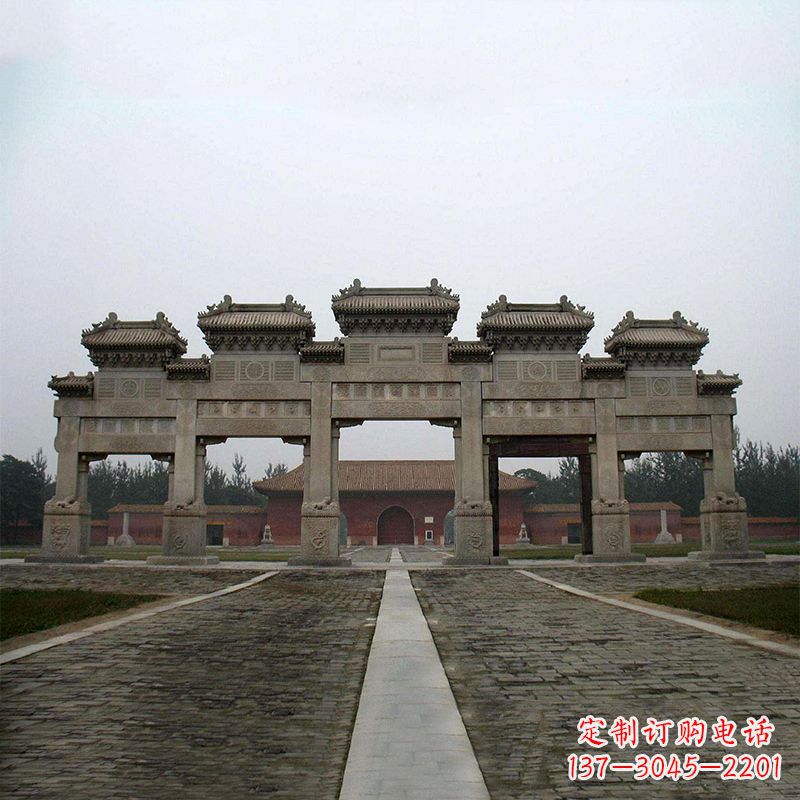 上海寺院五门石牌楼