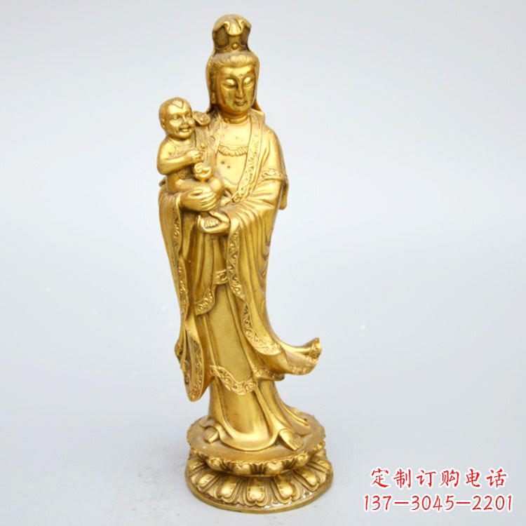上海送子观音铜雕