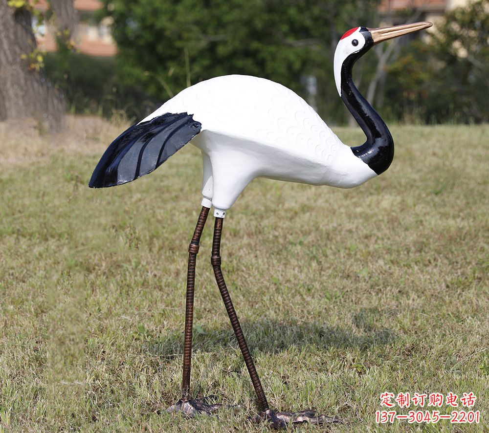 上海庭院仙鹤雕塑