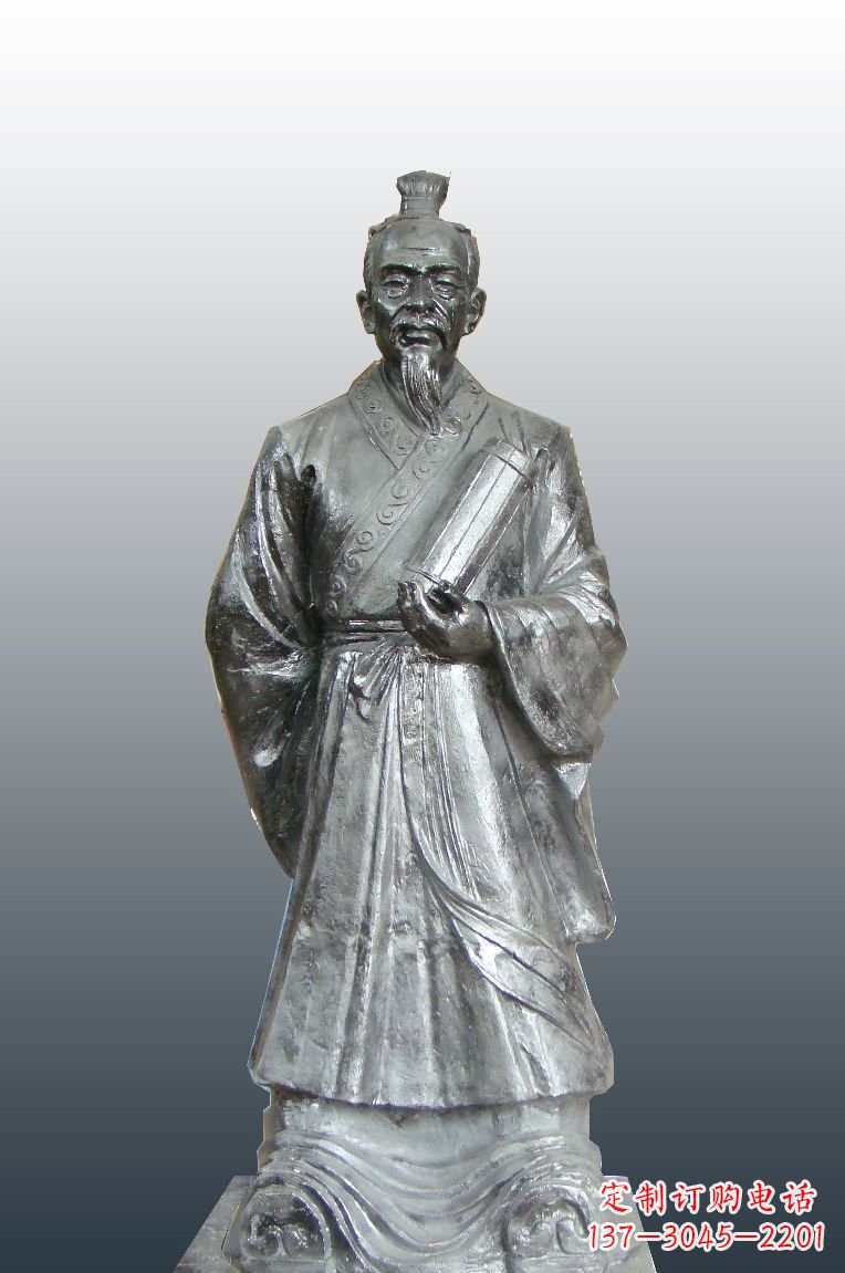 上海铜雕扁鹊古代名医雕塑