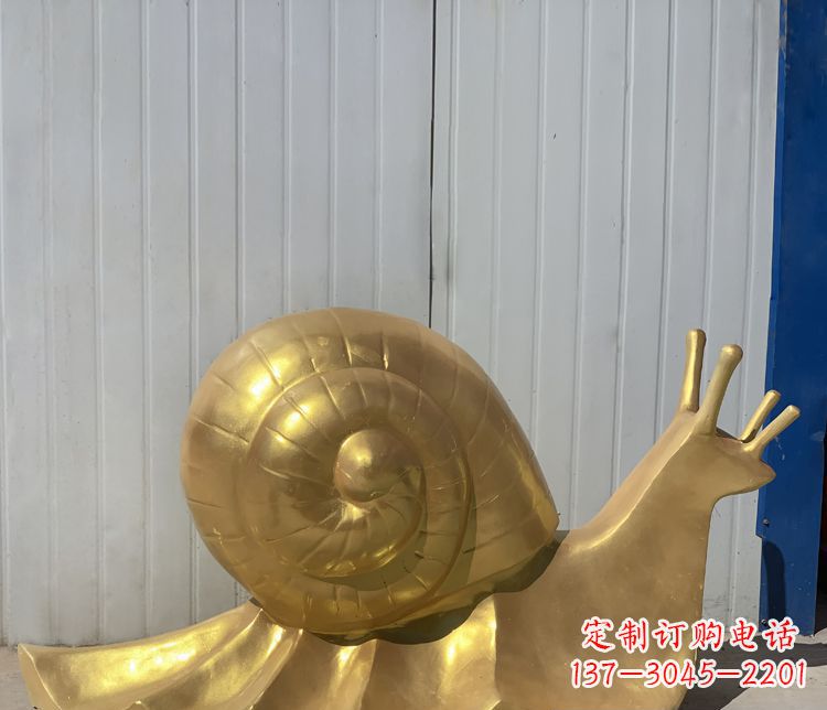 上海铜雕创意蜗牛雕塑