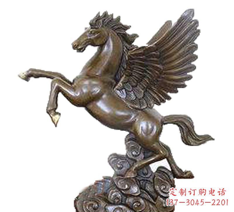 上海铜雕飞黄腾达飞马