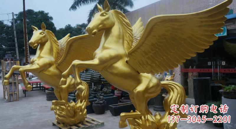 上海铜雕飞马