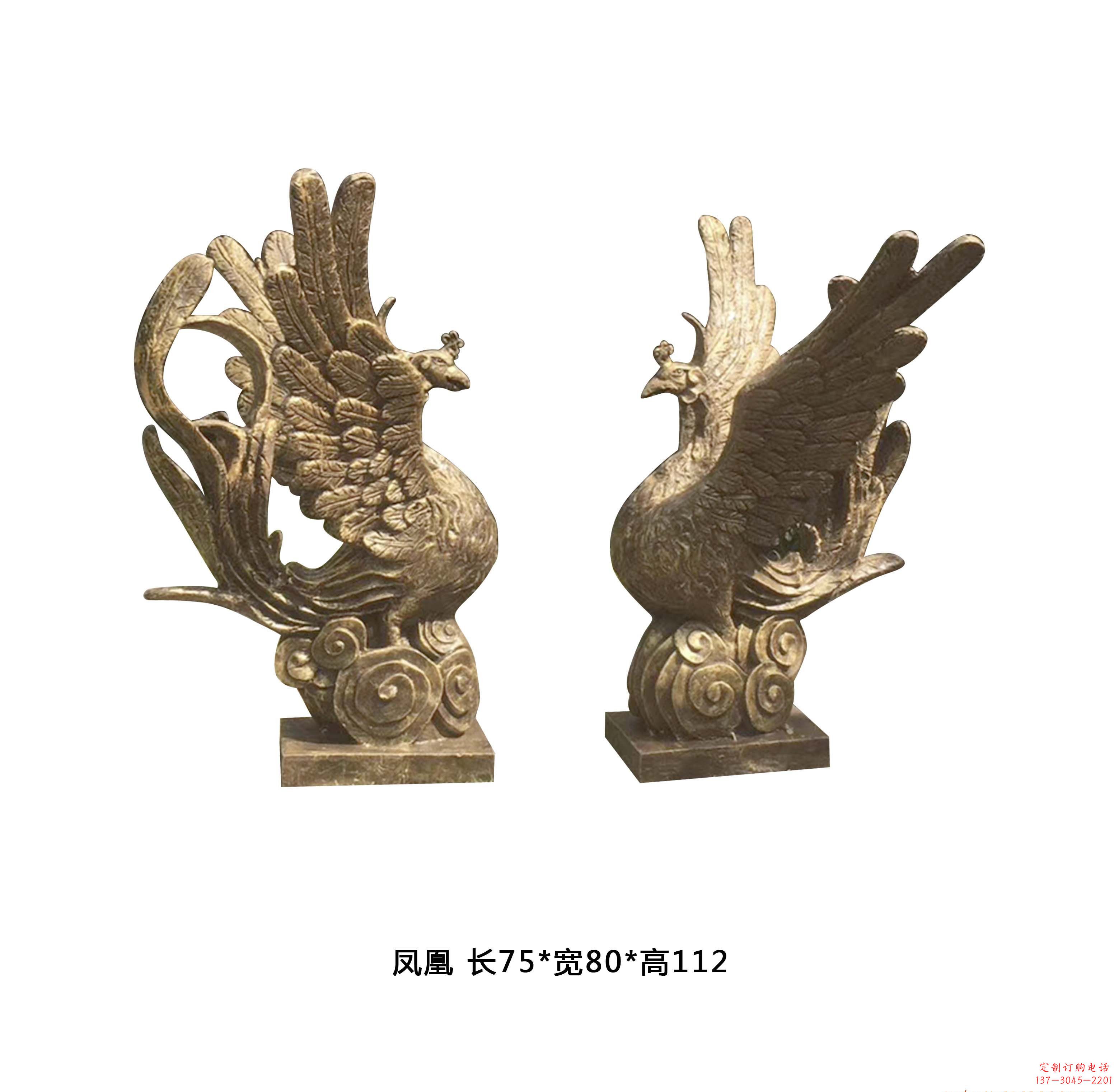 上海铜雕凤凰雕塑