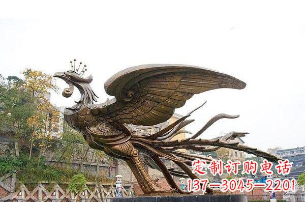 上海铜雕凤凰