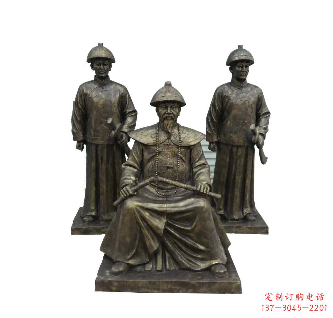 上海铜雕古代名人林则徐