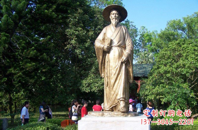 上海铜雕古代名人苏轼苏东坡