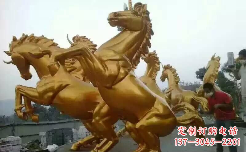 上海铜雕广场飞马雕塑