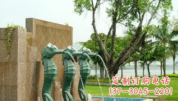 上海铜雕海马雕塑