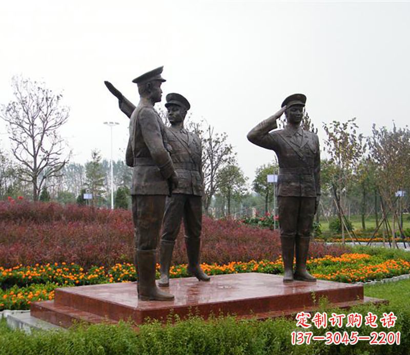 上海铜雕警察铜雕