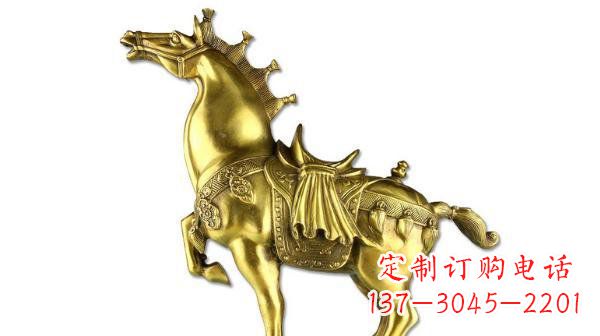上海铜雕马公园动物雕塑