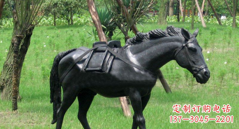 上海铜雕马公园动物雕塑 (2)