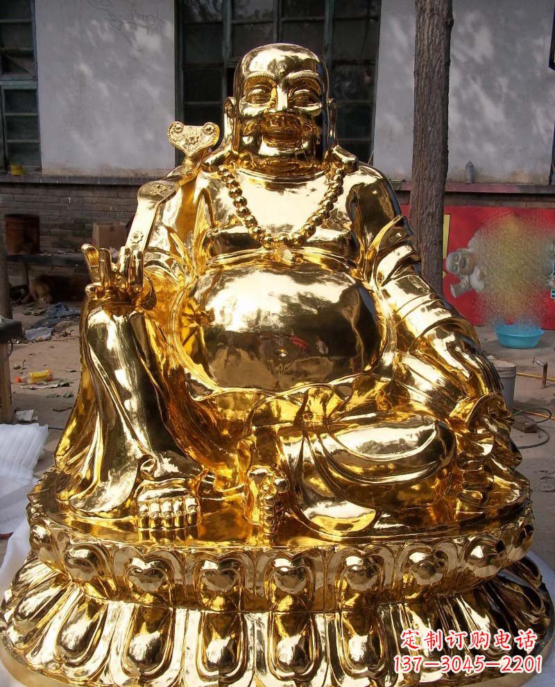 上海铜雕弥勒佛