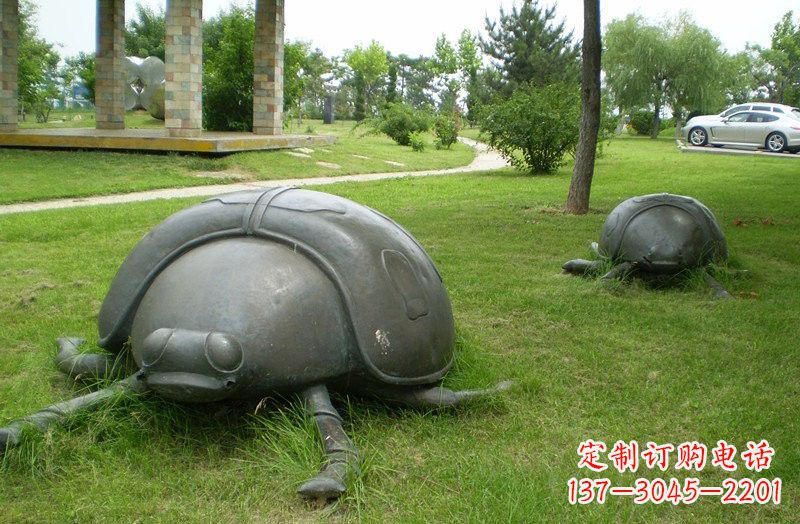 上海铜雕七星瓢虫公园动物雕塑