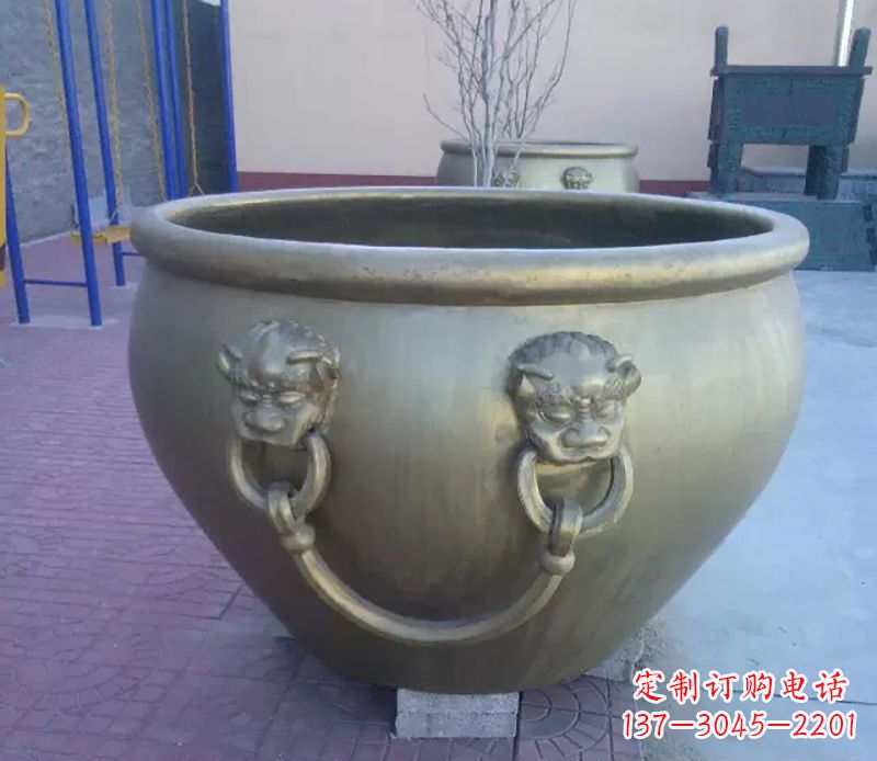 上海铜雕水缸