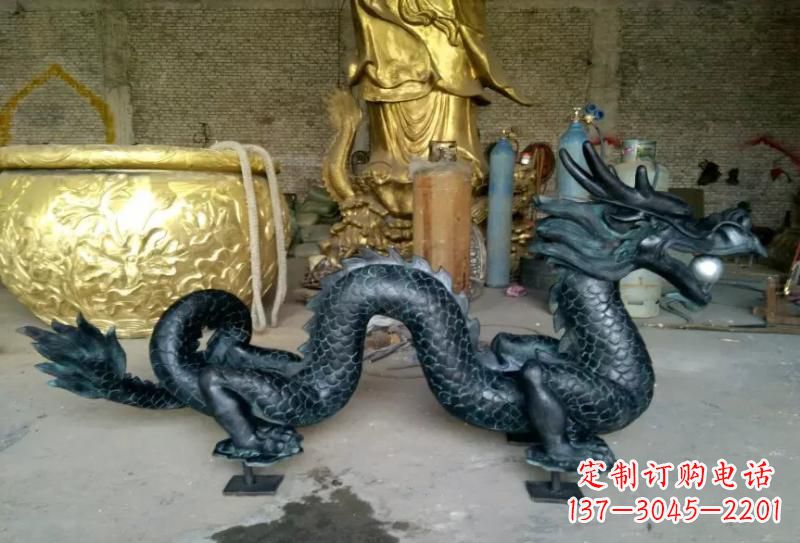 上海铜雕双龙戏珠222