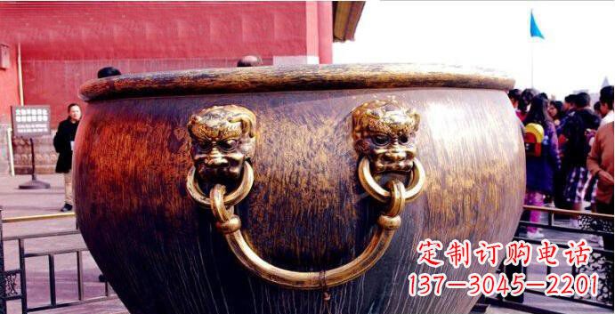 上海铜雕水缸寺庙景观雕塑