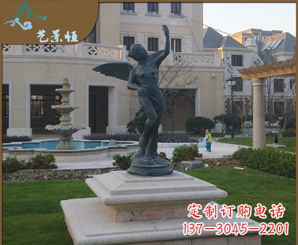 上海铜雕西方天使人物雕塑1