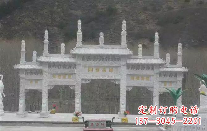 上海五门牌坊石雕 (2)