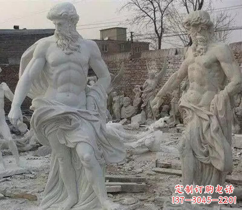 上海西方阿基米德人物石雕