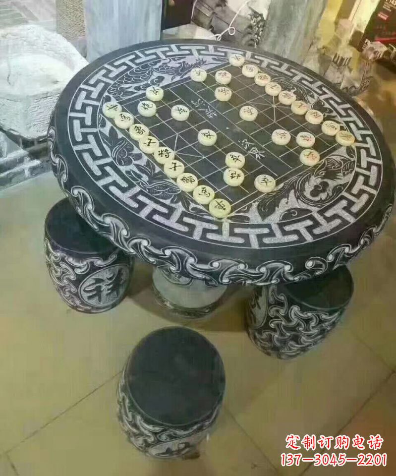 上海下象棋石桌凳
