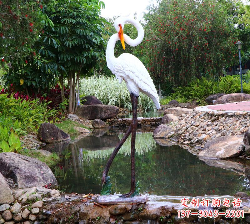 上海仙鹤雕塑摆件