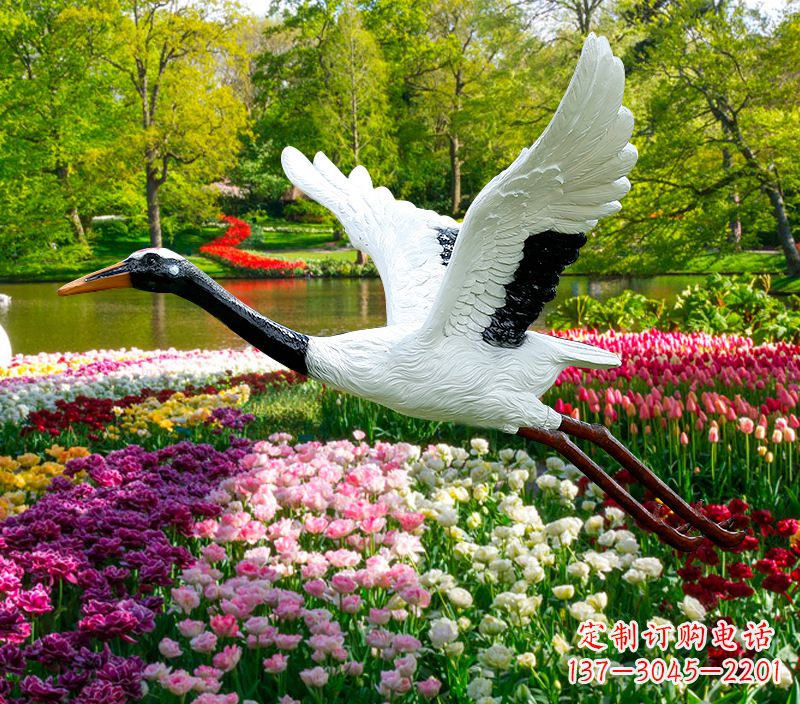 上海仙鹤雕塑灯