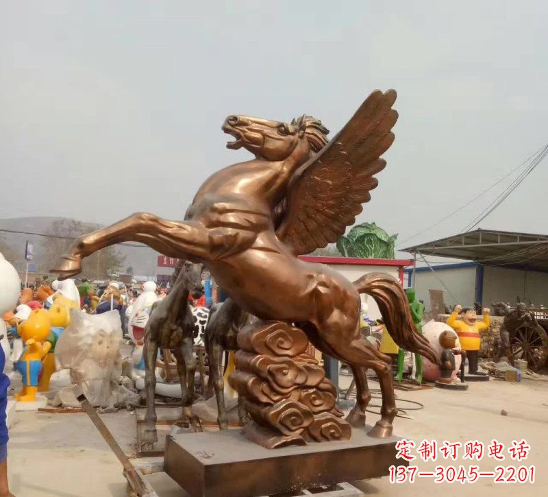上海祥云飞马铜雕