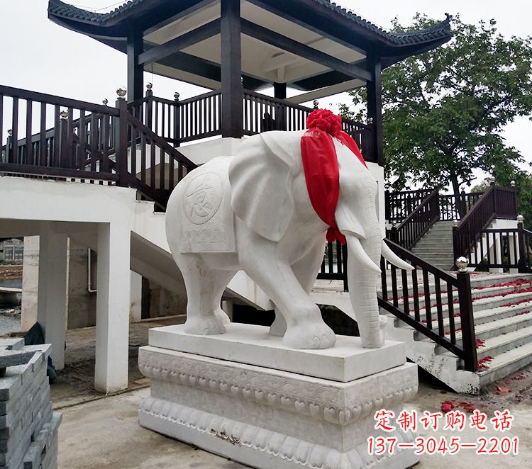 上海小孩大象石雕
