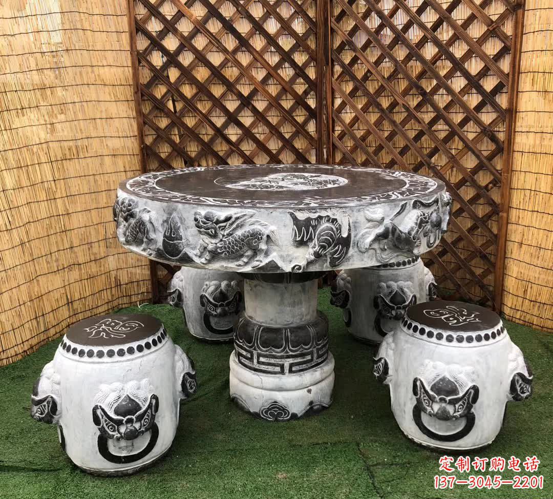上海小区休闲创意石桌凳