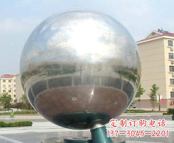 上海校园不锈钢抽象地球仪雕塑