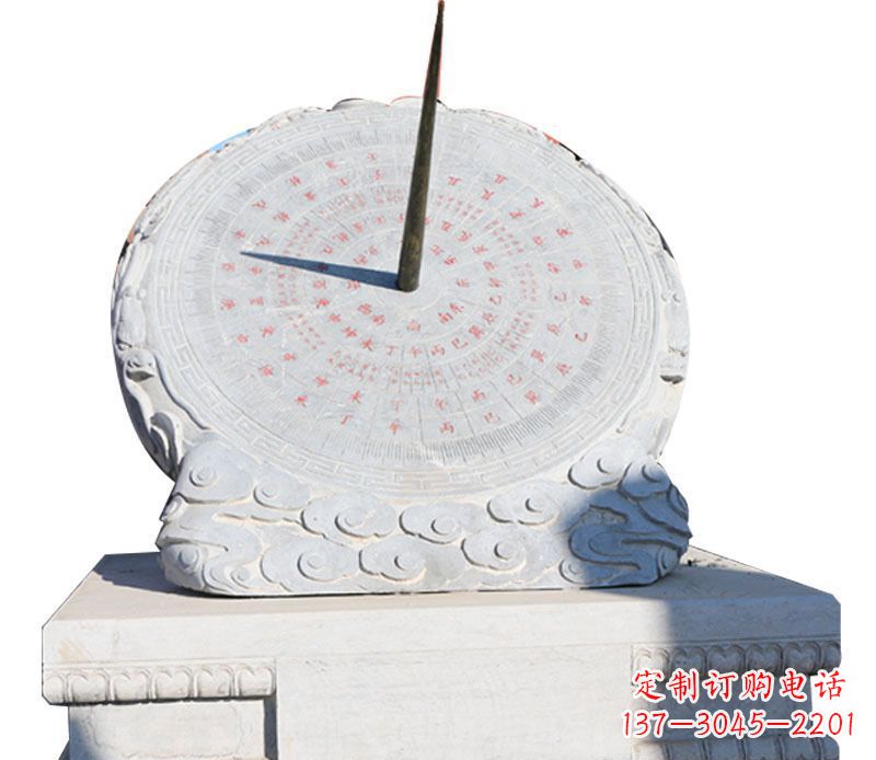 上海校园大理石日晷景观石雕 (3)