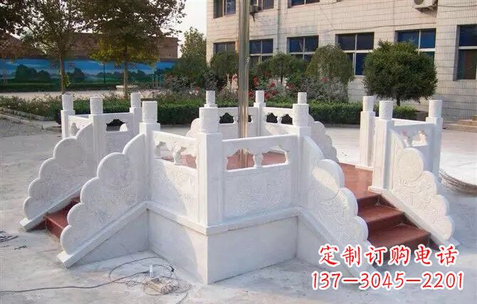 上海校园汉白玉升旗台