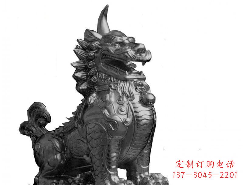 上海獬豸法院景观铜雕
