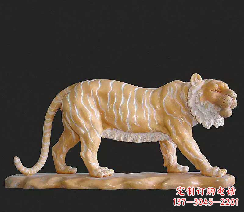 上海行走老虎石雕动物雕塑