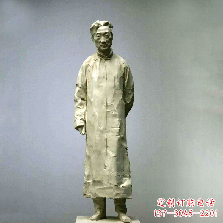 上海徐悲鸿雕塑像石雕历史名人雕像