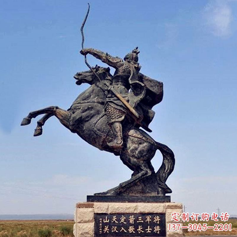 上海薛仁贵射箭雕塑-历史名人古代著名将领景区雕像